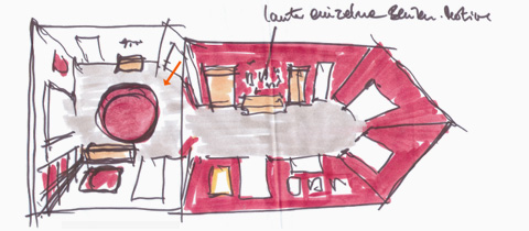 Entwurf Grundriss Flur